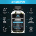 Effective Nutra Ashwagandha Gummies 1500mg – Extra Strength Stress & Sleep Support – 45-Day Supply, Just 2 Gummies Daily – Vegan, Non-GMO, Third-Party Tested – Made in USA (90ct)