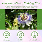 WT WEETEE Passionflower Tea Bags 100 Count | Caffeine-Free Herbal Tea | Rich Herbal Flavor & Smooth Taste | Te De Pasiflora