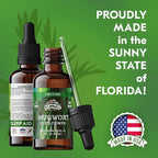 Mugwort Extract Liquid Drops – Organic Relaxation, Sleep Support Drops – Natural Mugwort Tincture - Made in USA - 2 Fl Oz