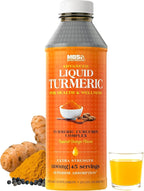 Advanced Liquid Turmeric – High Absorption Curcumin with Black Pepper & Vitamin D3 for Maximum Bioavailability – Joint, Inflammation & Immune Support – 20 fl oz