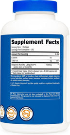 Nutricost Ubiquinol Softgels (120 Softgels | 100 mg Per Serving) - Superior Absorption Antioxidant | Active Form of CoQ10 - Gluten Free, Non-GMO