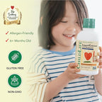 ChildLife Essentials Liquid Calcium Supplement for Kids - Baby Calcium with Magnesium, Zinc, and Vitamin D3 - Orange Flavor, 16 fl oz (4 Pack)