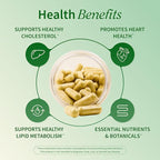 Snap Supplements Cholesterol Health - Artichoke, Milk Thistle, Garlic, and Berberine Supplement with Beta Sitosterol (95% Plant Sterols) for Digestive and Metabolic Support, 60 Capsules (30 Servings)
