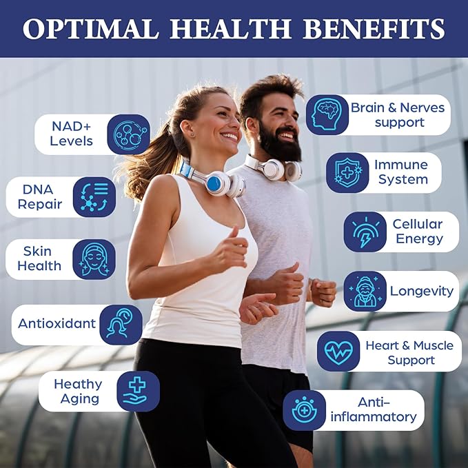 NAD Supplement - NMNH Alternative with Trigonelline HCL 500mg & Resveratrol - NAD+ Precursors Plant Extraction - Support Cellular Energy & Healthy Aging & Brain for Women & Men - 90 Capsules