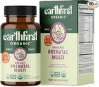 Prenatal Once Daily Multivitamin for Women for Conception, Pregnancy, Postpartum & Breastfeeding, Folate, Iron & Organic Whole Food Blend, Vegan, 60 Count
