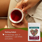 Cornflower Rosehip Herbal Tea – Loose Leaf Caffeine-Free Blend with Hibiscus, Lemon Balm & Elderflower – No Flavorings, No Colorants, No Sweeteners – Pure & Natural – 4oz