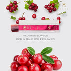 BI-SU Bird's Nest Essence Collagen Jelly Stick with Vitamin C, Fish Collagen Peptides, Anti Aging, Maintain Skin Elasticity, Immunity Support, Japan Beauty Skin Care Secret, Cranberry Flavor, 7 PCS