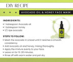 Earth N Pure Avocado Oil Cold Pressed, Natural and Therapeutic Grade for Hair and Skin - 100 ml