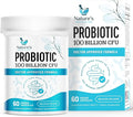 Nature's Physician Probiotics - 100 Billion CFU Per Capsule - 16 Strains + Prebiotics - Best Probiotic Supplement for Women & Men - Supports Immune, Digestive Health, Constipation & Gas - 60 Capsules