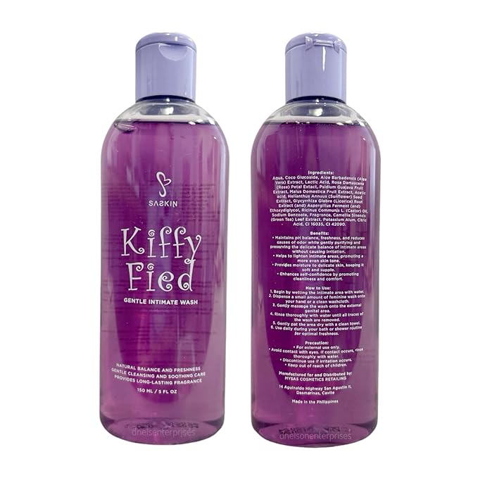 Saskin KIFFY FIED Gentle Intimate Wash with Cooling Effect - 150ml