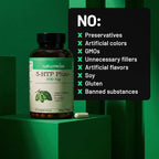 NatureWise 5-HTP 200mg Supplement from Griffonia Seeds with Cofactor Vitamin B6 - Mood Support and Natural Sleep Aid for Adults - Delayed-Release,Vegan - [2-Month Supply],60 Count (Pack of 2)
