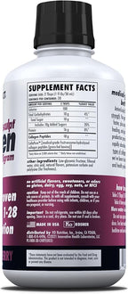 HEALTH DIRECT – AminoSculpt Liquid Collagen – 30 Fl Oz – 18 Grams of Premium Medical-Grade Collagen Liquid for Women – Stevia Free – Original Cherry