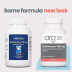 Allergy Research Group ARG Nattokinase 100 mg - Supplement to Support Healthy Circulation - Delivers 100 mg Nattokinase NSK-SD from Fermented Soybeans per Serving - 180 Servings - 180 Capsules