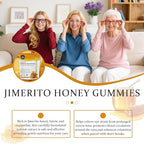 Jimerito Honey Lutein Gummies,Lutein & Zeaxanthin Supplements，20mg Gummies-30-day Supply (1pc)