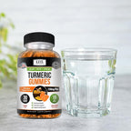 Kaya Naturals Turmeric Supplements Gummies - Pure Nature Turmeric Curcumin -Turmeric Ginger Gummies - 30 Count Gummy - Turmeric with Black Pepper Extract