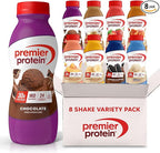 Premier Protein Shake, 8 Flavor Variety Pack, 30g Protein, No Added Sugar, 24 Vitamins & Minerals to Support Immune Health, 11.5 fl oz, 8 Pack