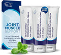 Dr. T Glucosamine Chondroitin Cream - Premium Formula with MSM and Collagen for Joint and Muscle Discomfort - Maintains Joint Strength, Flexibility & Muscle Mobility - 4.23 oz / 120g (3 Pack)