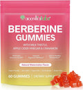 NIFEISHI Berberine Supplement, (Sugar-Free) Berberine Gummies with Ceylon Cinnamon, Milk Thistle for Metabolism, Energy, Gut Health, Vegan, Non-GMO, Gluten Free - Watermelon Flavor 60 Gummies