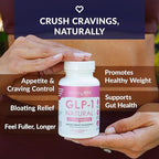 SkinnyFit - GLP-1 Natural Probiotic Supplement (30 Servings) - Weight & Fitness Goals - Cravings, Appetite & Digestion - Berberine & Probiotics - Non GMO, Gluten Free & Dairy Free - Beauty & Body Care