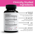 SlenderFlora - Menopause Probiotic Supplement | Weight Management, Hot Flashes, Night Sweats, Bloating | 70 Billion CFU | Gluten, Soy & Dairy Free | 60 Count