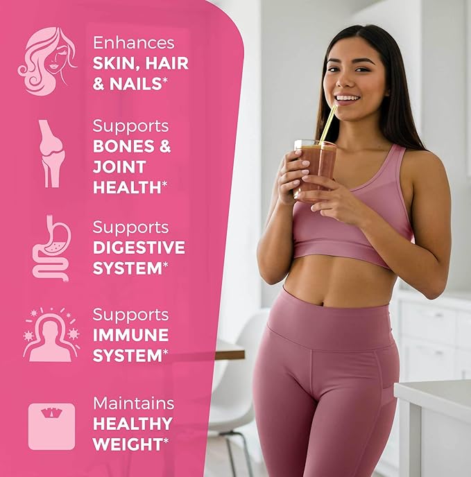 Multi Collagen Peptides Powder – Types I, II, III, V, X, Hydrolyzed Collagen for Women, 99% Absorption, Skin Hair Nails Joints, Triple Refined - No Clumping, Non-GMO, Gluten Free, Grass Fed Unflavored