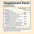 CHOQ Action 2.0 Energy & Circulation Support - Rhodiola Rosea, Beetroot & B12 Supplement - Nitric Oxide Booster for Men & Women - Focus & Recovery - 90 Capsules