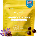 Organifi Happy Drops - Daily Superfood Happy Gummies for Adults - Mood Support Supplement for Balance, Bliss, Energy and Taking the Edge Off - Sweet Lemon Flavor - 60 Gummies