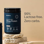 Gainful Whey Protein Isolate Powder, 25g Clean Protein per Serving, Unflavored, Supports Lean Muscle and Recovery, Virtually Lactose-Free, No Artificial Ingredients, Ultra Versatile, 14 Servings
