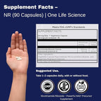 Ageless NAD+ Supplements for Women & Men | 300mg Nicotinamide Riboside Chloride | Dietary Supplement for Anti-Aging | Supports Energy, Focus, Stamina, Fat Metabolism & Cognitive Function – 90 Capsules