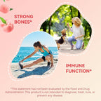 Vitamin D3 K2 Gummies for Adults - Vitamin D3 5000IU + K2 (MK-7) 200mcg, with Calcium Citrate, Magnesium Citrate, Omega-3 for Bone, Muscle, Teeth Immune - 60 Gummies
