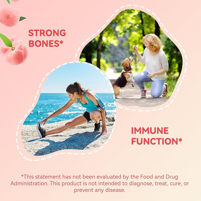 Vitamin D3 K2 Gummies for Adults - Vitamin D3 5000IU + K2 (MK-7) 200mcg, with Calcium Citrate, Magnesium Citrate, Omega-3 for Bone, Muscle, Teeth Immune - 120 Gummies
