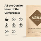 Ka’Chava Whole Body Meal Shake Coffee 2 lb – Vegan Protein Powder with 25g of Protein, 6g of Fiber – Plant-Based Meal Replacement – Probiotics & Digestive Enzymes – Gluten & Dairy Free (15 Servings)
