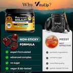 VitaUp Himalayan Shilajit Gummies for Men & Women – Sugar-Free Shilajit Gummies with Fulvic Acid – Pure Energy, Immune & Healthy Aging Support – 60 Gummies