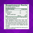 vitafusion Extra Strength Biotin Gummy Vitamins, Berry Flavored, 5,000 mcg Biotin Vitamins, America’s Number 1 Gummy Vitamin Brand, 50 Day Supply, 100 Count (packaging may vary)