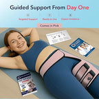 Dr. Arthritis Doctor Developed Hip Support Brace - Hip Brace For Women & Men With Doctor Handbook (L/XL, Pink)