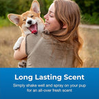 PetAg Fresh ’n Clean Cologne Spray - Floral Scent - 12 oz - Controls Odor & Keeps Dogs Smelling Fresh