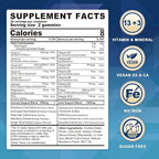 LILICARE Men's & Women's Sugar Free Methylated Multivitamin 50 Plus with Glucosamine Chondroitin MSM, Iron Free Gummies for Senior with Multi Vitamin D3 K2 & A C E, B Complex - 60 Count (Pack of 1)