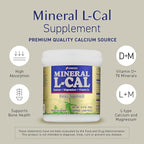 Mineral L-Cal Calcium with Vitamin D3, 12 Month Supply, Water Soluble Ball Format with Magnesium & Minerals, Fast Absorbing Calcium Magnesium D3 Supplement, 3,600 Balls per Bottle, 360g, Pack of 2
