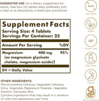 Solgar, Chelated Magnesium Prop 65, 100 Tablets