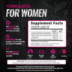Creatine for Women – Supplement with Collagen & BCAA – Supports Muscle Development, Post-Workout Recovery, Skin Elasticity, Healthy Hair & Nail (30 Servings (1 Pack), Pink Lemonade)