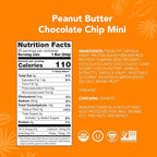 ALOHA Organic Plant Based Protein Bar MINIS |Peanut Butter Chocolate Chip | 20 Count, 24g Bars | Vegan, Low Sugar, Gluten Free, Low Carb, Non-GMO, Stevia Free, Soy Free, No Sugar Alcohols
