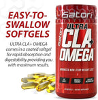 iSatori Ultra CLA Omega 3 6 9, Natural Weight Loss Fat Burner, Muscle Toner with Conjugated Linoleic Acid, Omega 3 Fish Oil & Safflower, Stimulant-Free, 90 Softgels