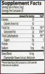 Good Day Chocolate Melatonin for Adults [ 80 Count ] - Fair Trade Non-GMO Chocolate with Chamomile and Melatonin 1 mg - Adult Melatonin, Adult Natural Sleep Aid Supplement