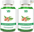 VITA GLOBE Ashwagandha Gummies 25mg with Vitamin D2 100mcg and Zinc 2mg, Ashwagandha for Men and Women, Supplement for Everyday Wellness, Mood Balance and Immune Nutrition, 60 Count, 2 Pack