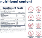 American Health Original Papaya Enzyme Chewable Tablets - Promotes Nutrient Absorption and Helps Digestion - Gluten-Free, Vegetarian - 600 Count, 200 Total Servings