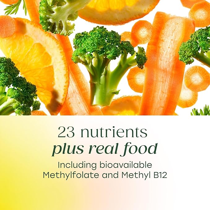 MegaFood Women's 40+ Advanced Multivitamin for Women - Dr Formulated - Vitamin B, Vitamin D3, Vitamin K2 & Choline - Energy Metabolism, Brain Health & Bone Health - Vegetarian - 120 Tabs (60 servings)