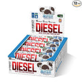 PERFECT SPORTS Diesel New Zealand Whey Protein Bars | Stevia Sweetened, No Artificial Flavors | Low Sugar, 18g Protein | 12 Pack (Cookies n' Cream)