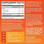 Pumpkin Seed Oil Gummies for Bladder and Urinary Tract Support - 200mg Pumpkin Seed Extract Per Serving - Vegan, Non-GMO, Gluten-Free - Sugar Free Pumpkin Seed Gummies - Orange Flavor, 60 Servings