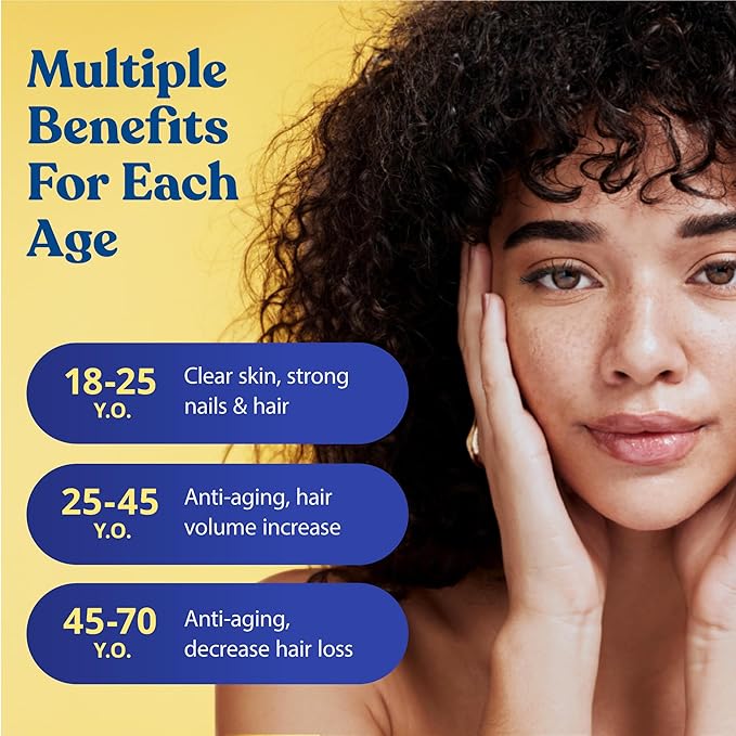 Liquid Collagen for Women and Men with Biotin - 30,000mcg Hydrolyzed Collagen Liquid Peptides Supplement plus Biotin for Hair, Skin, Nail Support - Sublingual Drops or in Drinks - Natural Lemon, 2 oz