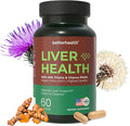 Liver Cleanse Detox & Repair Supplement with Milk Thistle, Dandelion Root & Artichoke Extract – Herbal Liver Support & Daily Detox Capsules for Men & Women, Vegan, 60 Count
